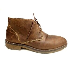Johnston & Murphy Copeland Chukka Men's 8.5 Boots Tan Sheepskin Crepe Sole